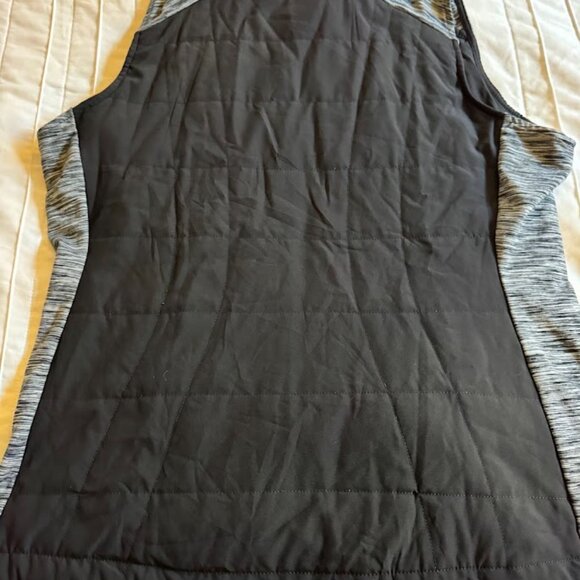 Soybu Vest Rhianna Womens Plus Size XXL Casual Winter Vest Black and Gray - Picture 5 of 5